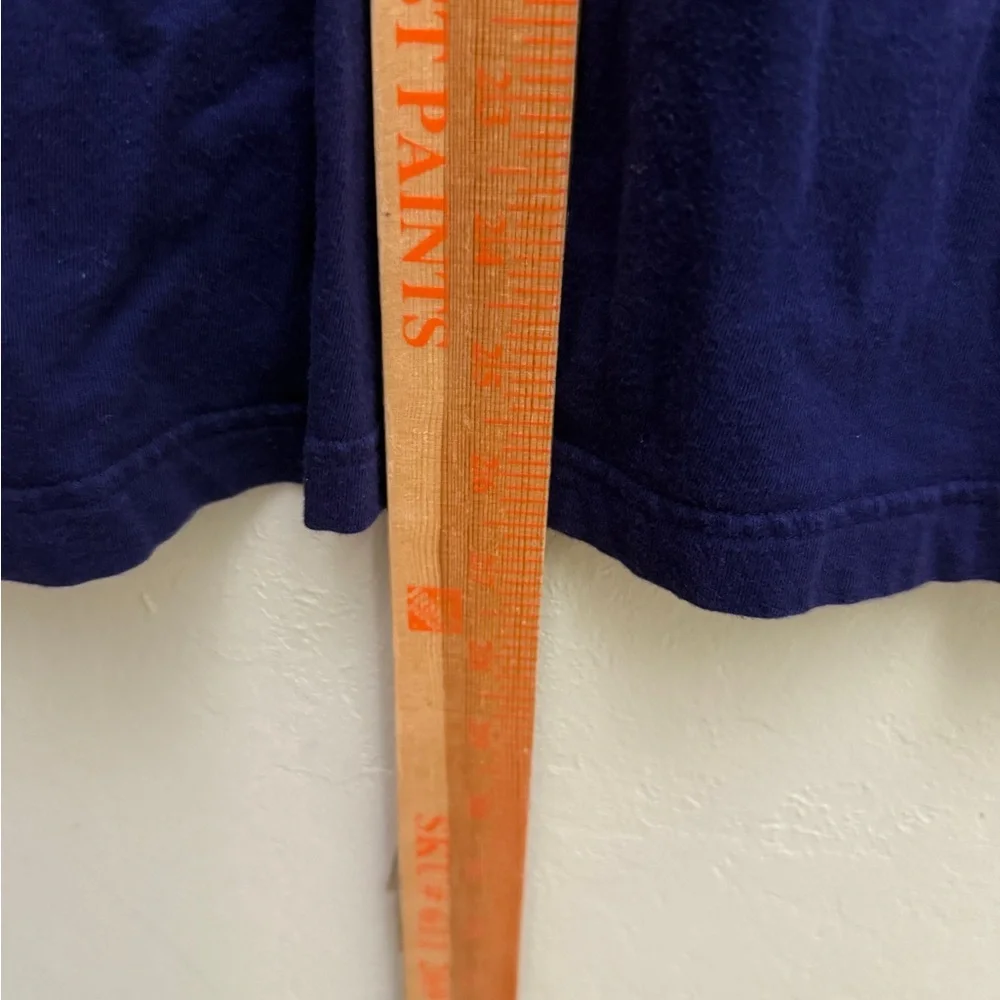 PINK Victorias Secret medium jersey shirt m Long Sleeve purple blue sequins - Picture 8 of 9